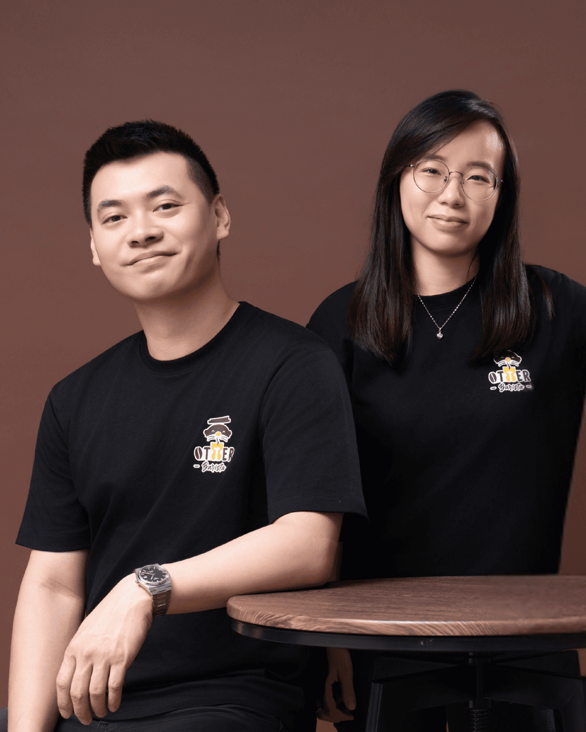 Eeyong and Jeean, co-founders of Otter Barista